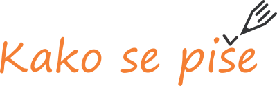 Kako se piše